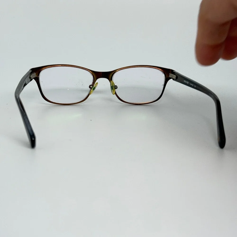 Nine‎ West NW1057 210 Eyeglasses Frame Brown Rectangle 47 16 135 21390